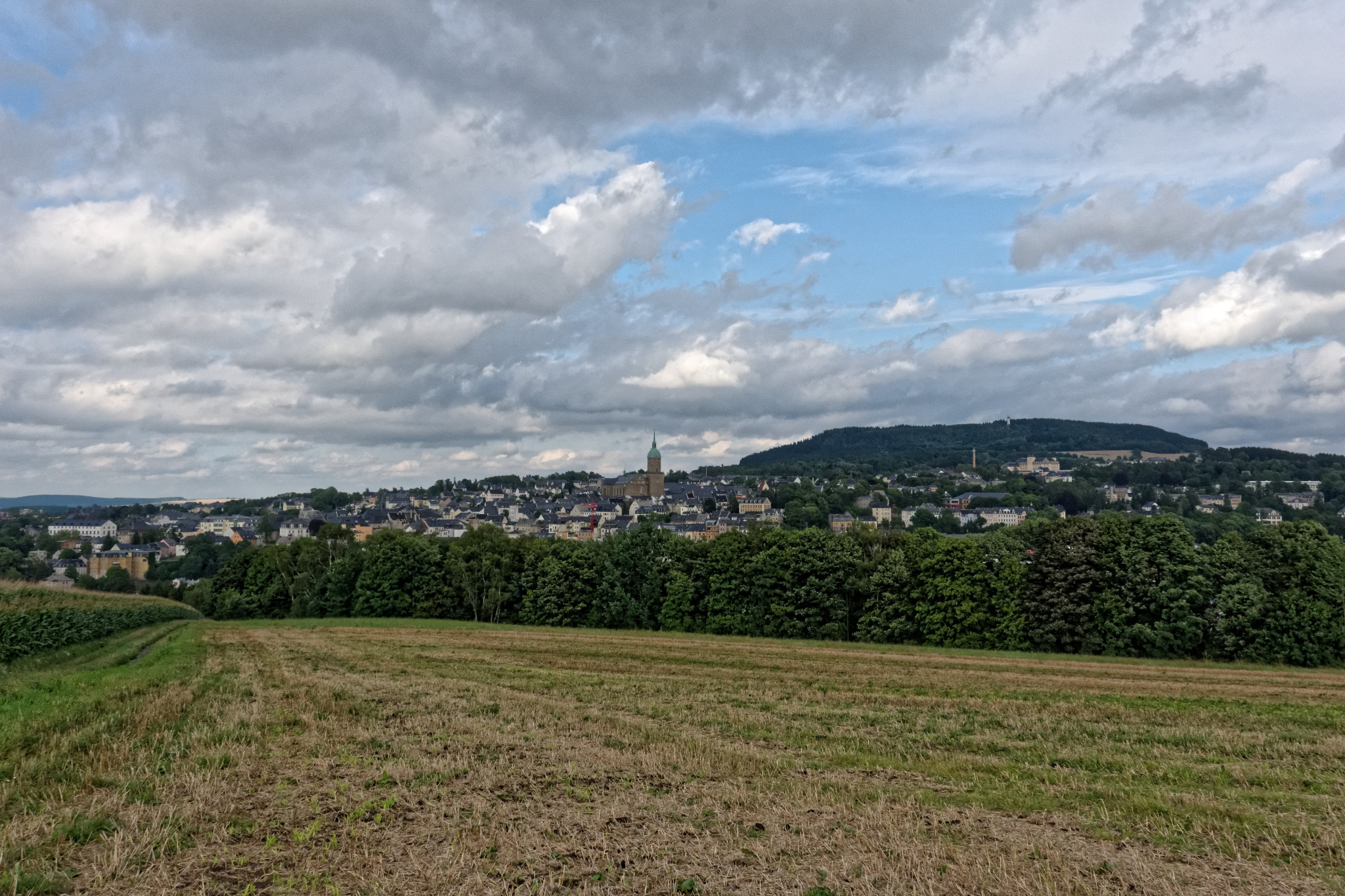 Frohnau- Blick auf Annaberg/B.- Aug. 2017