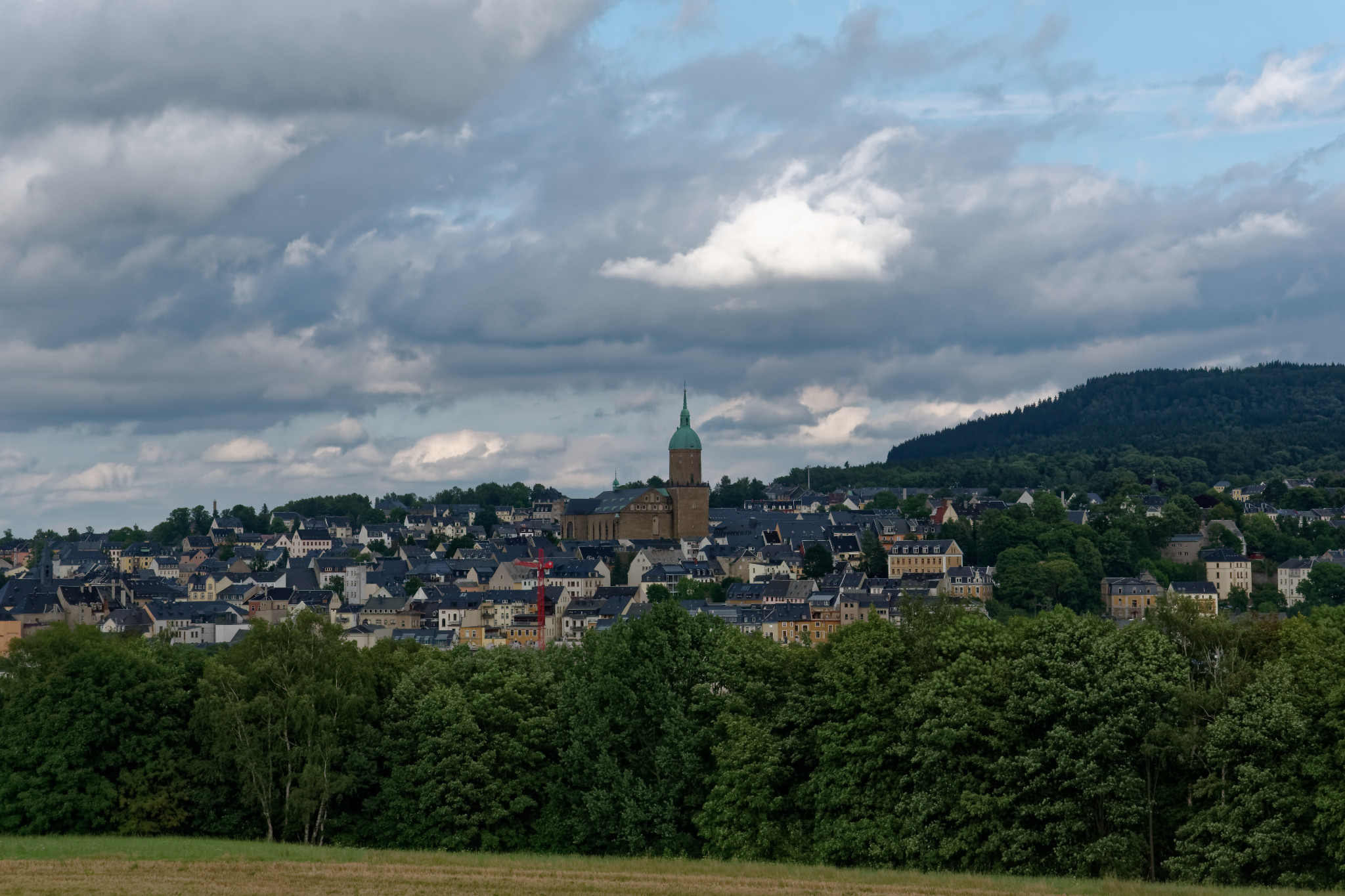 Frohnau- Blick auf Annaberg/B.- Aug. 2017