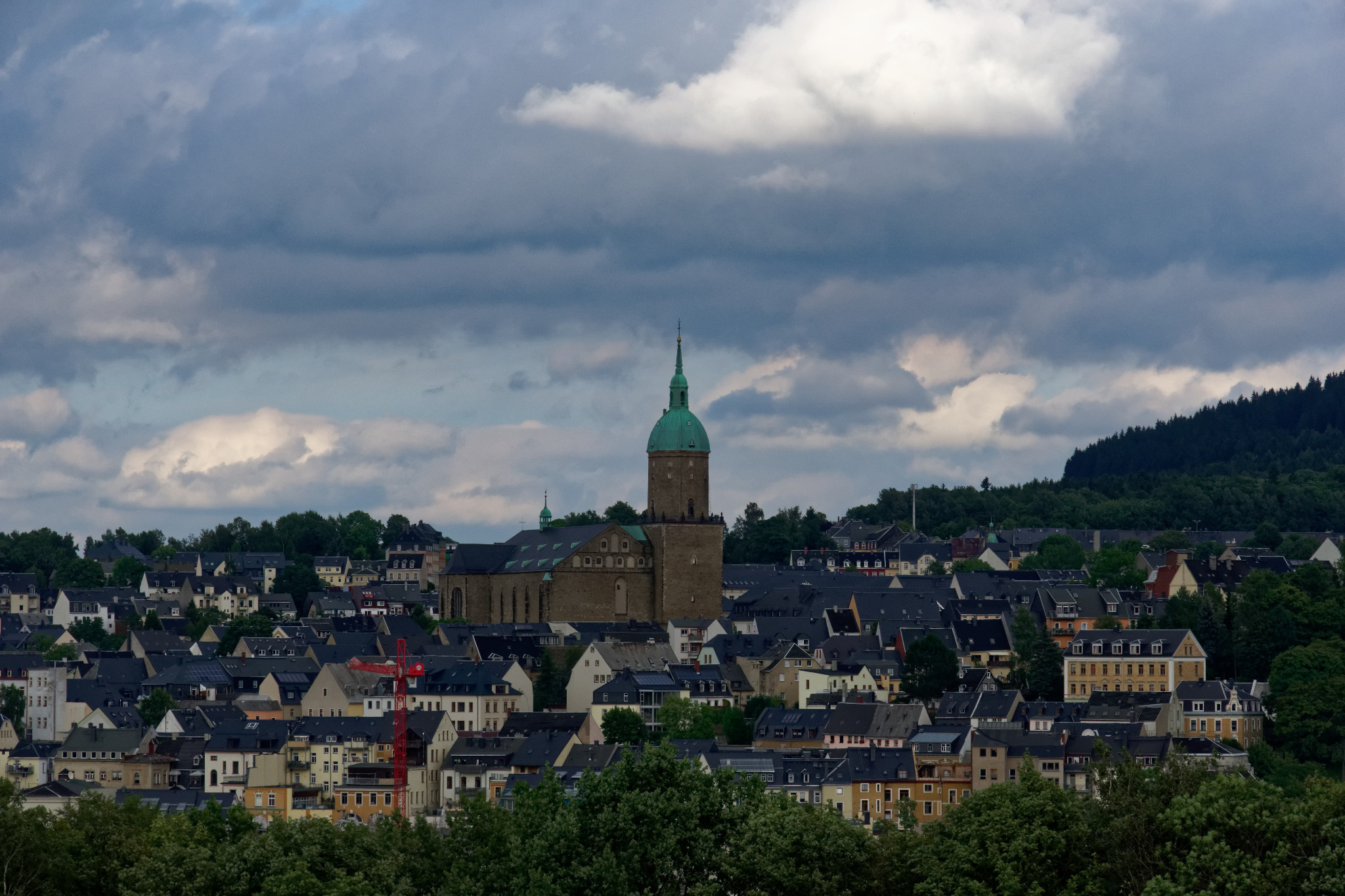 Frohnau- Blick auf Annaberg/B.- Aug. 2017