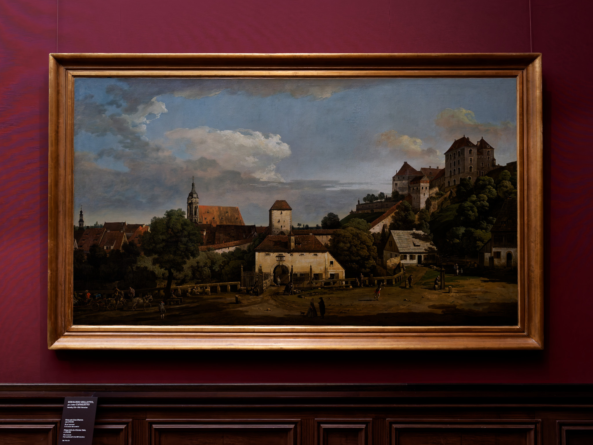 B. Bellotto gen. Canaletto - Pirna mit dem Obertor