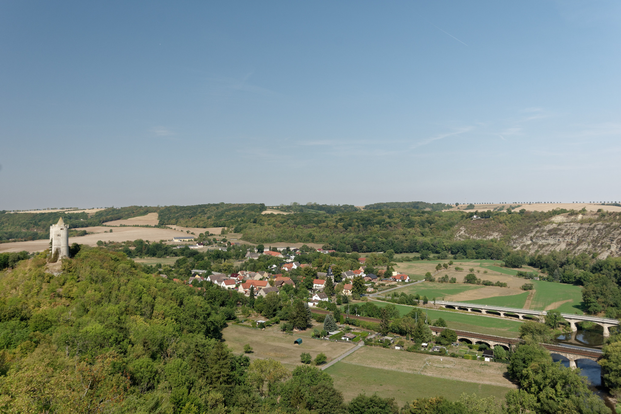 Rudelsburg bei Bad Kösen - Aug. 2018